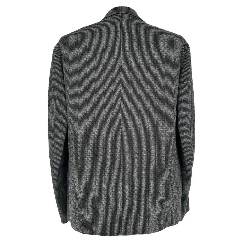 Giorgio Armani Single-breasted Blazer in Black Wool